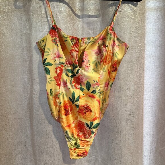 For Love & Lemons Floral Bodysuit - Size Small - Picture 1 of 4